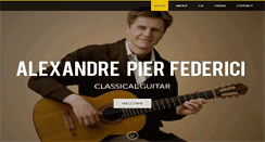 Desktop Screenshot of alexandrepierfederici.com