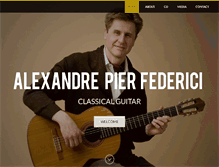 Tablet Screenshot of alexandrepierfederici.com